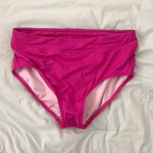 High waisted bikini bottoms